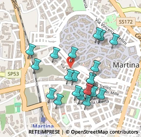 Mappa Via Mulino San Martino, 74015 Martina Franca TA, Italia (0.24)