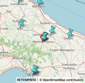 Mappa Via Mulino San Martino, 74015 Martina Franca TA, Italia (17.72818)