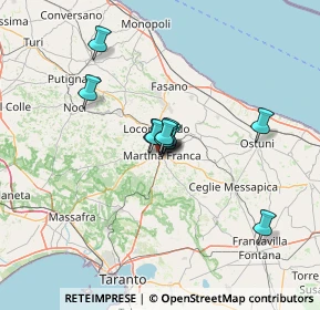 Mappa Via Mulino San Martino, 74015 Martina Franca TA, Italia (8.86)