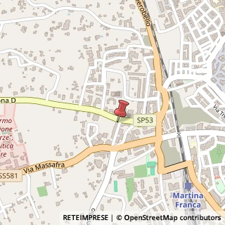 Mappa Via Mottola, 25 B, 74015 Martina Franca, Taranto (Puglia)