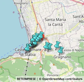 Mappa Via Catullo, 80053 Castellammare di Stabia NA, Italia (1.21737)