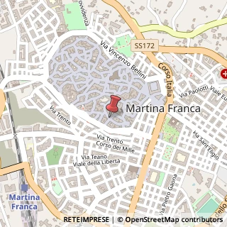 Mappa Via Vittorio Alfieri, 3, 74015 Martina Franca, Taranto (Puglia)