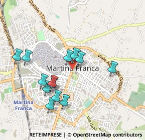 Mappa P.za XX Settembre, 74015 Martina Franca TA, Italia (0.48231)