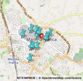 Mappa P.za XX Settembre, 74015 Martina Franca TA, Italia (0.285)