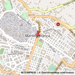 Mappa Corso Italia, 2, 74015 Martina Franca, Taranto (Puglia)