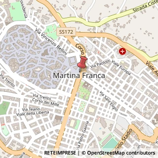 Mappa P.za XX Settembre, 74015 Martina Franca TA, Italia, 74015 Martina Franca, Taranto (Puglia)