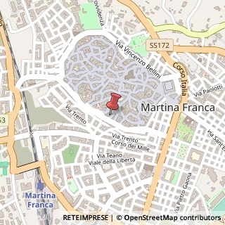 Mappa Via Arco Mastrovito, 18, 74015 Martina Franca, Taranto (Puglia)