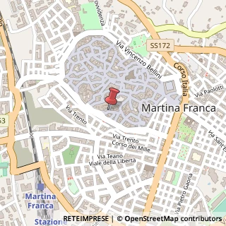 Mappa Vico la Lama, 12, 74015 Martina Franca, Taranto (Puglia)