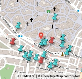 Mappa Via Mercadante, 74015 Martina Franca TA, Italia (0.146)