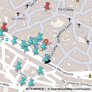 Mappa Via Mercadante, 74015 Martina Franca TA, Italia (0.084)