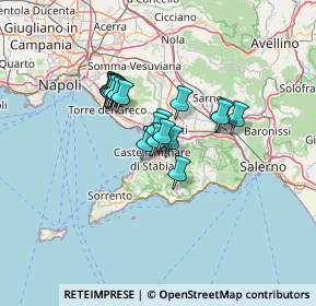 Mappa Via Caio Longinio Prisco, 80053 Castellammare di Stabia NA, Italia (9.756)