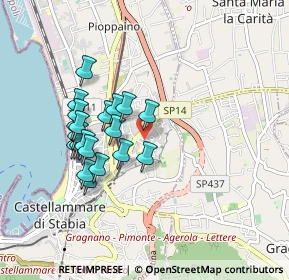 Mappa Via Caio Longinio Prisco, 80053 Castellammare di Stabia NA, Italia (0.862)