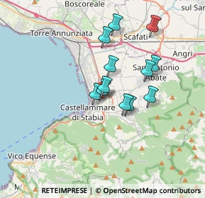 Mappa Via Caio Longinio Prisco, 80053 Castellammare di Stabia NA, Italia (2.90333)