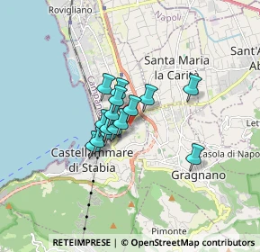 Mappa Via Caio Longinio Prisco, 80053 Castellammare di Stabia NA, Italia (1.08)