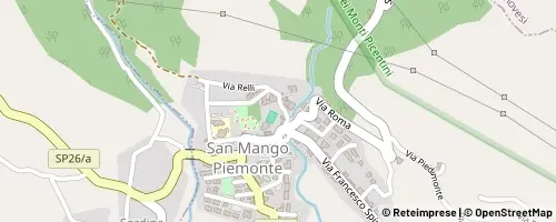 Mappa San Mango Piemonte