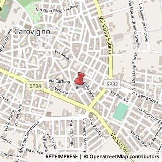 Mappa Via V. Veneto, 91, 72012 Carovigno, Brindisi (Puglia)