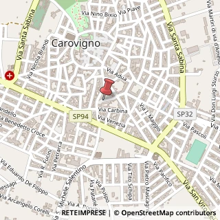 Mappa Via de amicis edmondo 59, 72017 Carovigno, Brindisi (Puglia)