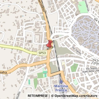 Mappa Via Mottola, 50, 74015 Martina Franca, Taranto (Puglia)