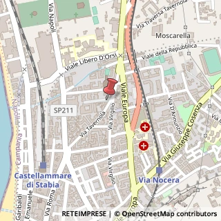 Mappa Strada Tavernola, 91, 80053 Castellammare di Stabia, Napoli (Campania)