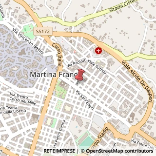 Mappa Via Lelio Fanelli, 8, 74015 Martina Franca, Taranto (Puglia)