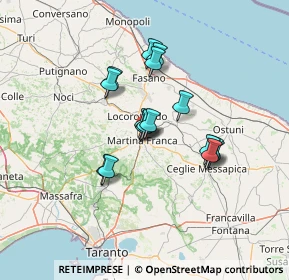 Mappa Via Alfonso Motolese, 74015 Martina Franca TA, Italia (11.02438)