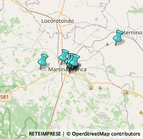 Mappa Via Alfonso Motolese, 74015 Martina Franca TA, Italia (1.23909)