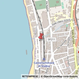 Mappa Corso Alcide de Gasperi, 98, 80053 Castellammare di Stabia, Napoli (Campania)