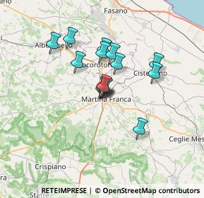 Mappa 74015 Martina Franca TA, Italia (5.5)