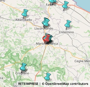 Mappa 74015 Martina Franca TA, Italia (7.55)