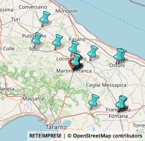 Mappa 74015 Martina Franca TA, Italia (14.03667)