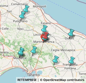 Mappa 74015 Martina Franca TA, Italia (16.36357)