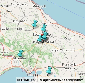 Mappa 74015 Martina Franca TA, Italia (28.745)