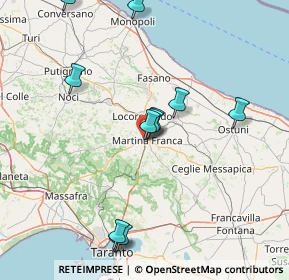 Mappa 74015 Martina Franca TA, Italia (17.74727)