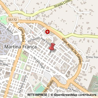 Mappa Via Orazio Flacco, 96, 74015 Martina Franca, Taranto (Puglia)