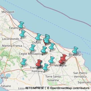 Mappa Via Anna Frank, 72012 Carovigno BR, Italia (15.184)