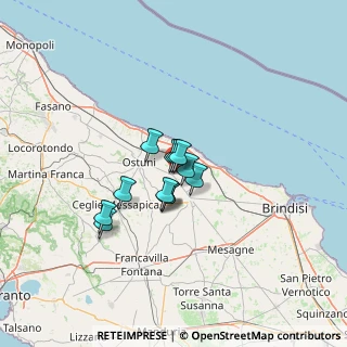 Mappa Via Anna Frank, 72012 Carovigno BR, Italia (8.24833)