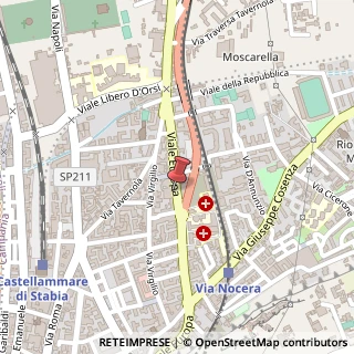 Mappa Viale Europa, 58, 80053 Castellammare di Stabia, Napoli (Campania)