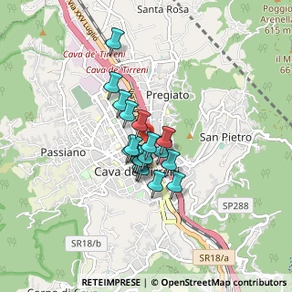 Mappa Via Venticinque Luglio, 84013 Cava de' Tirreni SA, Italia (0.57556)