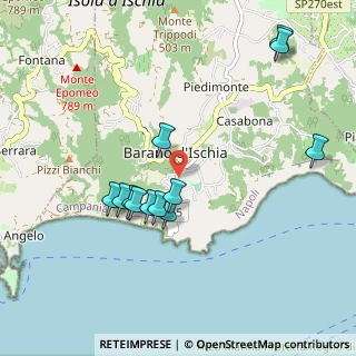 Mappa Via Croce Testaccio, 80070 Barano D'ischia NA, Italia (1.035)