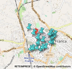 Mappa Via Ignazio Ciaia, 74015 Martina Franca TA, Italia (0.418)