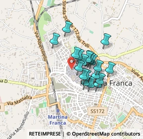 Mappa Via Alessandro Manzoni, 74015 Martina Franca TA, Italia (0.319)
