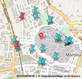 Mappa Via Alessandro Manzoni, 74015 Martina Franca TA, Italia (0.2935)