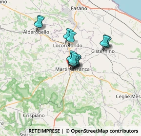 Mappa Via Gian Battista Vico, 74015 Martina Franca TA, Italia (4.64143)