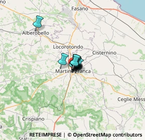 Mappa Via Vincenzo Bellini, 74015 Martina Franca TA, Italia (1.71455)