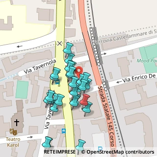 Mappa Via De Nicola Enrico, 80053 Castellammare di Stabia NA, Italia (0.04444)