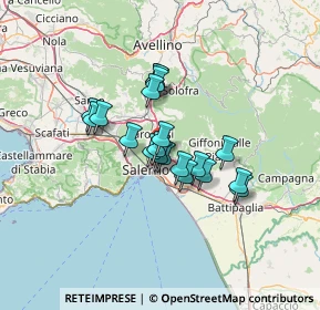 Mappa Via Antonio Galdi, 84135 Salerno SA, Italia (10.0755)