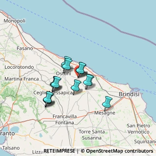 Mappa Via Adua, 72012 Carovigno BR, Italia (11.09421)