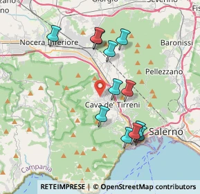 Mappa Via Enrico Grimaldi, 84013 Cava de' Tirreni SA, Italia (3.845)