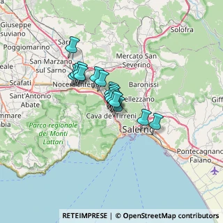 Mappa 84013 Cava De' Tirreni SA, Italia (4.31125)