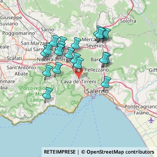 Mappa 84013 Cava De' Tirreni SA, Italia (7.2615)